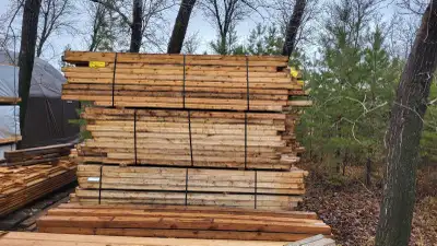 4x4x12 s4s HT dry (3½x3½) Spruce wood No minimum purchase required $15 each Cash or e-transfer only...