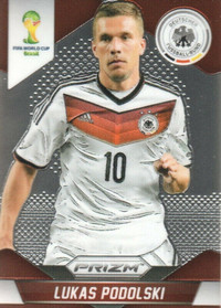 2014 Panini Prizm World Cup Soccer #92 Lukas Podolski Germany