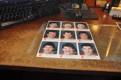 red rooster 1985-1986 complete team set 36 calgary flames hockey, View more