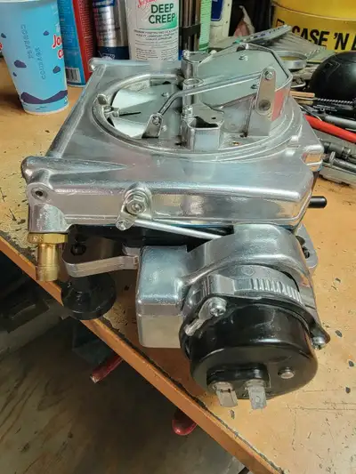 3 different types of carburetors. Each with its own distinct functions. Holley Viper, 750 cfm, elect...