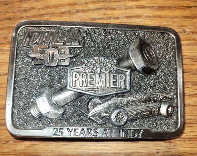 Vintage belt buckles - Cummings, Indy 500, Ford, Cat power in Arts & Collectibles in Red Deer - Image 3