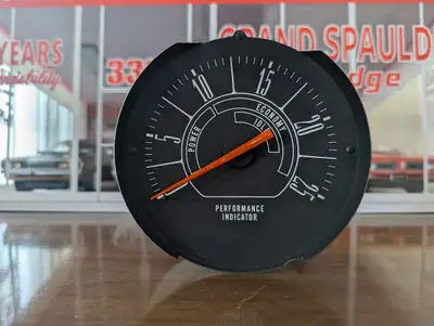 1966 Barracuda Performance Indicator (vacuum gauge) Rare factory piece $50 Pickup is in Brantford On...