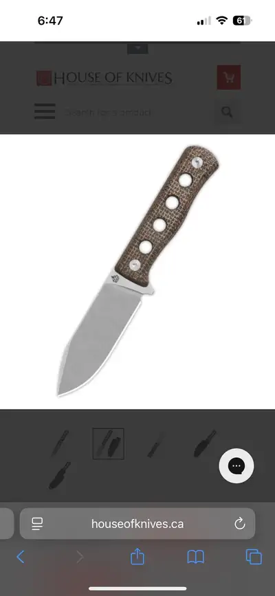 Introducing the QS155-A1, a sturdy fixed blade knife designed with reliability in mind. It features...