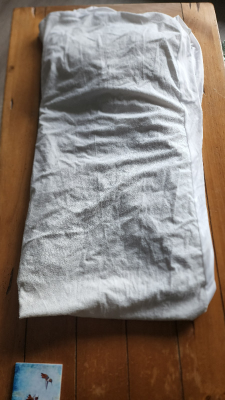 Quilted Mattress Pad King Size - Great Condition in Bedding in Victoria