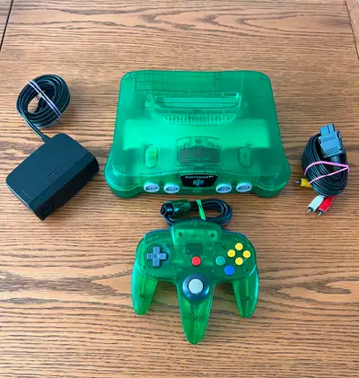 RARE JUNGLE GREEN N64, View more