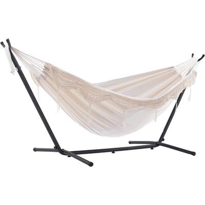 Like new White/Cream Hammock with stand - $125, View more