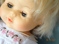 Doll, "Tear Drops" mib, cies real tear drops,baby doll,Rega 70s