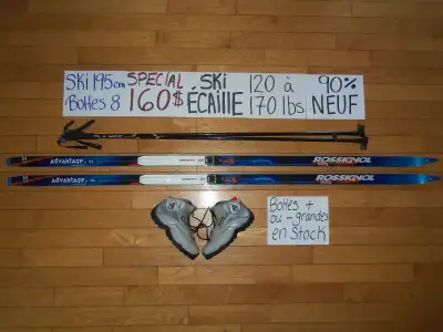 Ensembles kit de ski de fond écaille, View more