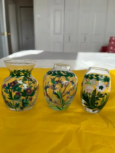 Portmeirion mini glass vases, View more