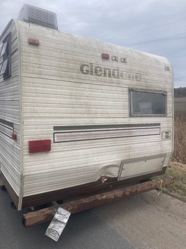 20’ Glendette camper trailer storage flat deck parts coup in Park Models in Barrie - Image 2