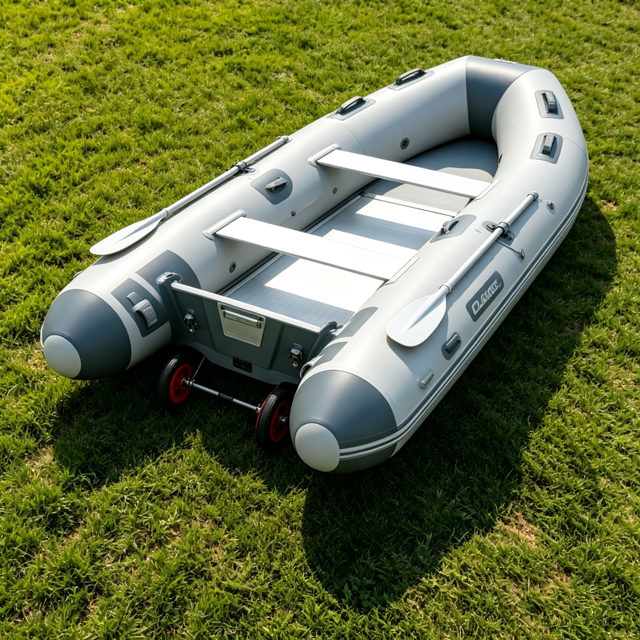 12 ft inflatable fishing boat suitable for family use in Fishing, Camping & Outdoors in Thunder Bay - Image 4