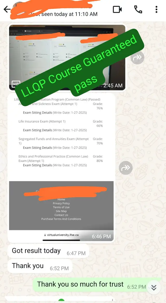 LLQP Original Question Answers Screenshot Repeated & Updated567893209352785923
