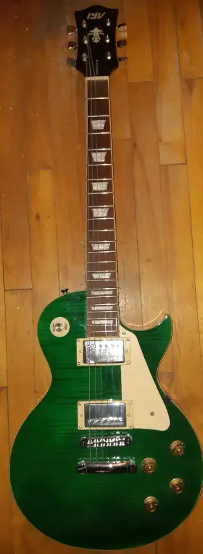 ivy ILS-300 EGR Les Paul Emerald Green, View more