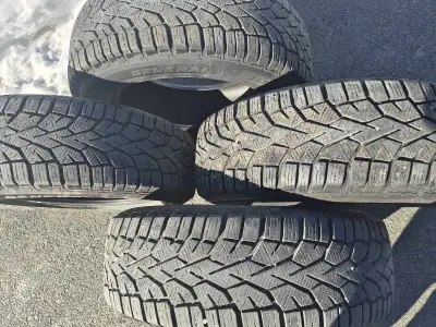 4 each 17" Altimax Arctic 12 General winter tires 215 65 17. These were bought new October 14 2024 a...