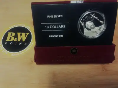 2005 Royal Canadian Mint Pope John Paul ii Commemorative Coins $50 The 2005 Royal Canadian Mint Pope...