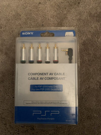Sony PlayStation Official PSP-2000 Component AV Cable OEM NEW 