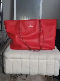 Coach red purse