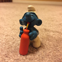 Vintage 1979 Thirsty Smurf