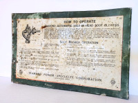 Vintage Diamond Power Specialty Corporation Sign