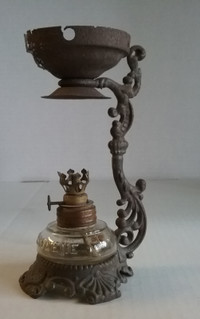 Antique Vapo Cresolene Oil Lamp (1880's)