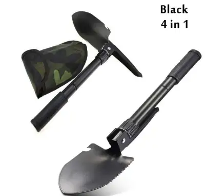 Portable Folding Shovel With Compass Multifunction Survival Tool, View more