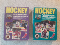 2 JEUX DE CARTES DE HOCKEY VINTAGES DE LA NHL 1995-96 EDITION