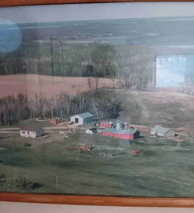 10 acres with older House 2 bedroom up 1 bedroom down 30x40 shop,2 pole sheds,3 wells,will sell with...