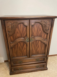 Solid wood armoire 