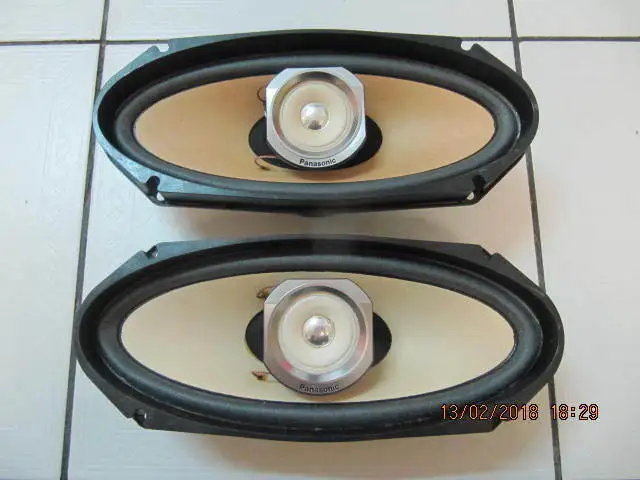 ClassicPanasonic EAB-415 Direct Sound 4x10 Car Speakers 1970-80s in Arts & Collectibles in Mississauga / Peel Region - Image 3