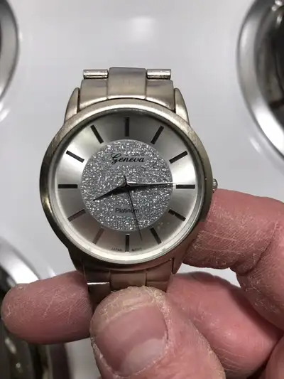 Ladies GENEVA Platinum-Style Watch . , View more