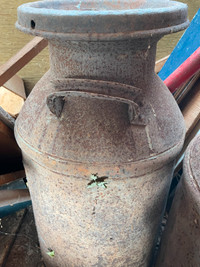 Antique milk cans, large $35 each