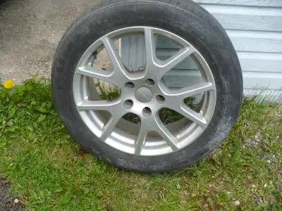 4- 19 in dodge rims for sale Note: Tires on rims are not good to use.