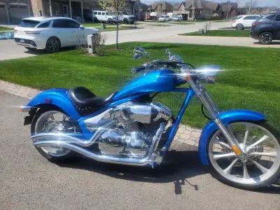 Hello, I am selling my beautiful 1300 cc Honda Fury which has many upgrades like chrome engine cover...