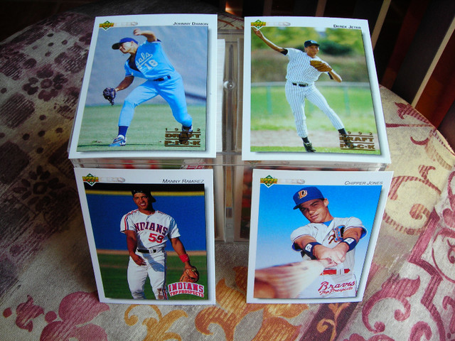 330 cartes baseball Upper Deck 1992 minor league - set complet dans Art et objets de collection  à Ville de Québec - Image 3