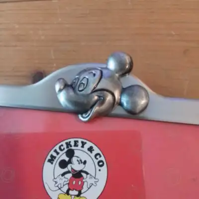 MICKEY MOUSE silver plated photo frame (NEW), View more