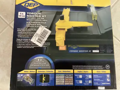 TORQUEMASTER XTPORTABLE TILE SAW, View more