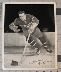 1945-54 Quaker Oats Hockey Photo NHL Bernie Boom Boom Geoffrion