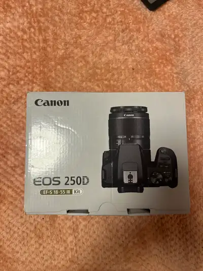 Canon EOS 250D DSLR Camera + 18-55mm Lens, View more
