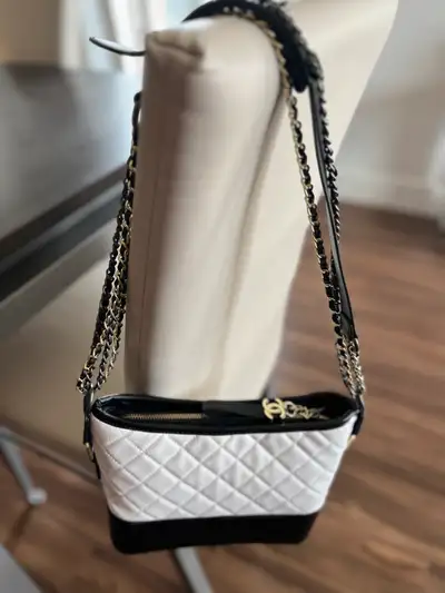 SAC d’été blanc et noir imitation Chanel, View more