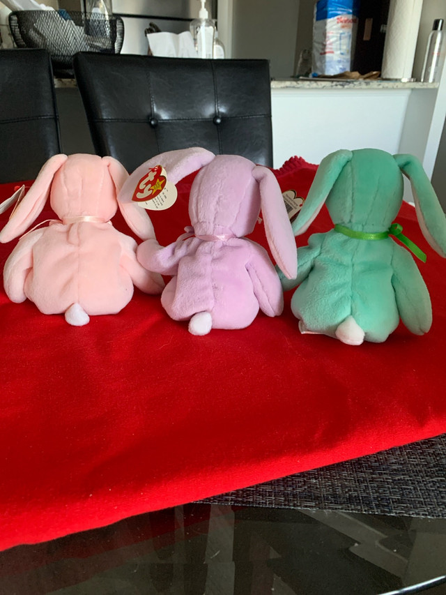 Easter Gift - Ty Hippity, Hoppity & Floppity Beanie Babies  in Arts & Collectibles in City of Toronto - Image 2