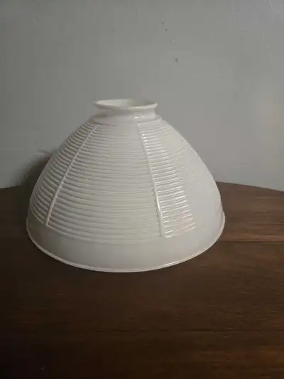 Vintage Milk Glass Shade For  Floor Lamp ONLY, View more