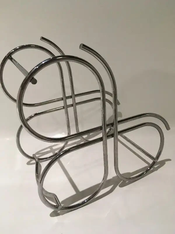 RACK À BOUTEILLES DE VIN CELLIER MÉTAL VINTAGE MID CENTURY in Arts & Collectibles in City of Montréal - Image 8