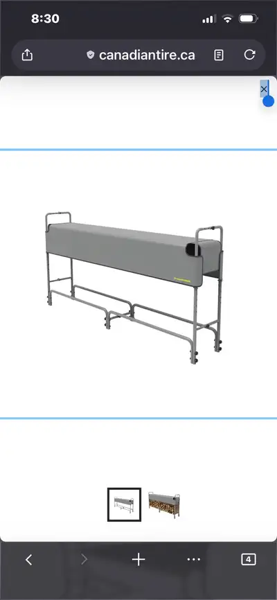Yardworks 8 foot long firewood rack with cover, View more