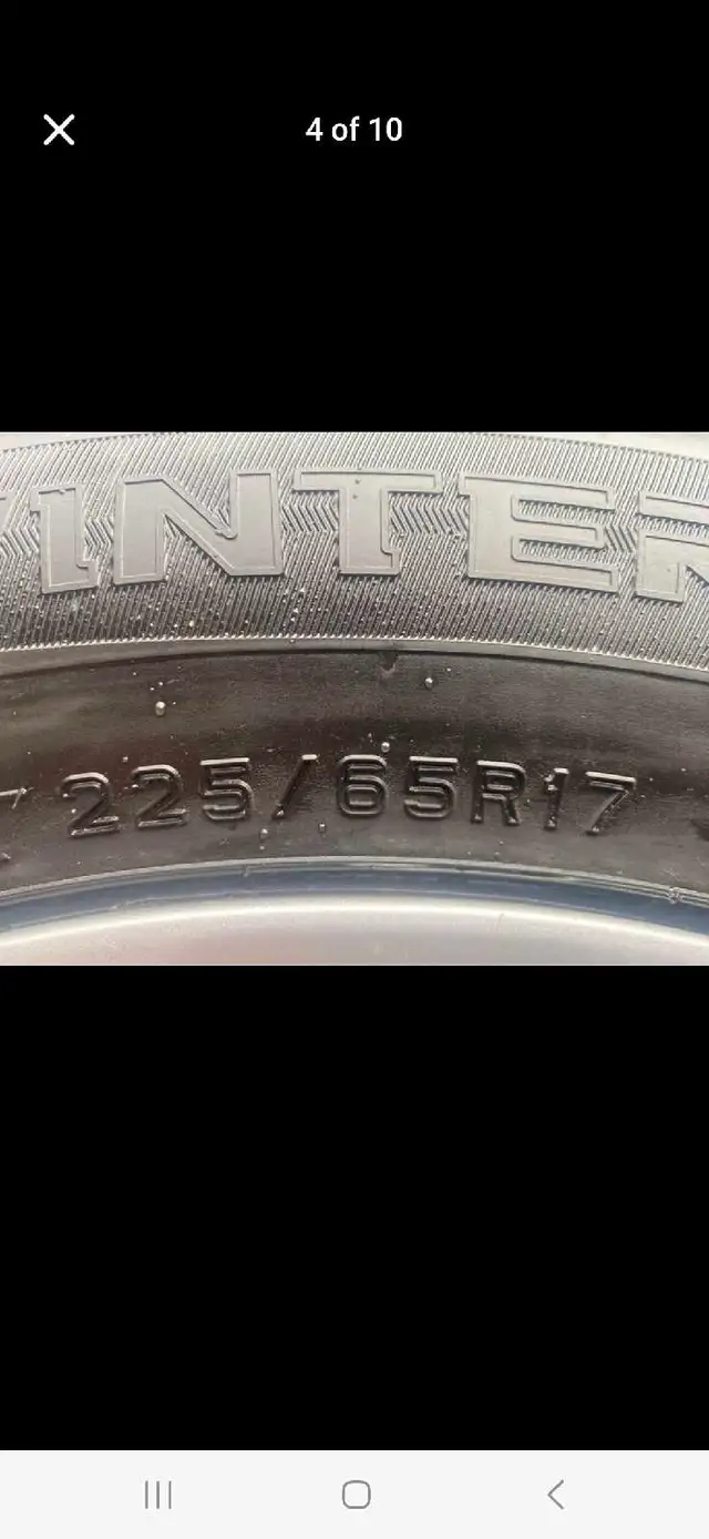 Set of 4 DUNLOP winter tires rims(225 65 17) in Tires & Rims in Oakville / Halton Region - Image 5