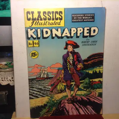 CLASSICS ILLUSTRATED Comic No.46 KIDNAPPED R.L. Stevenson, View more