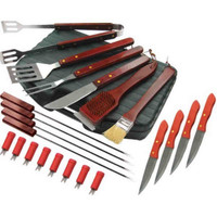 NEW !!! 22 Piece Stainless Steel Tool Set Grill Pro BBQ set