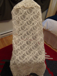 Vintage lace curtains