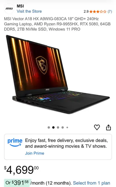 high end Gaming Laptop, View more