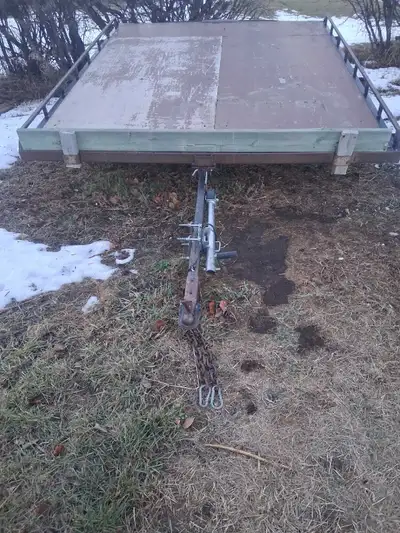 sled trailerr with ramps an jack 1500$obo 1 403 315 2074 plus 34 ft trailer 3000$ chaff saver 1500$