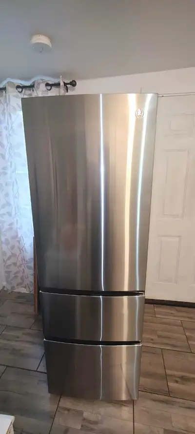 Stainless fridge, View more